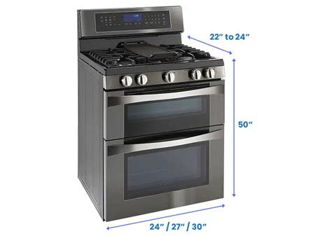 are double ovens a standard size